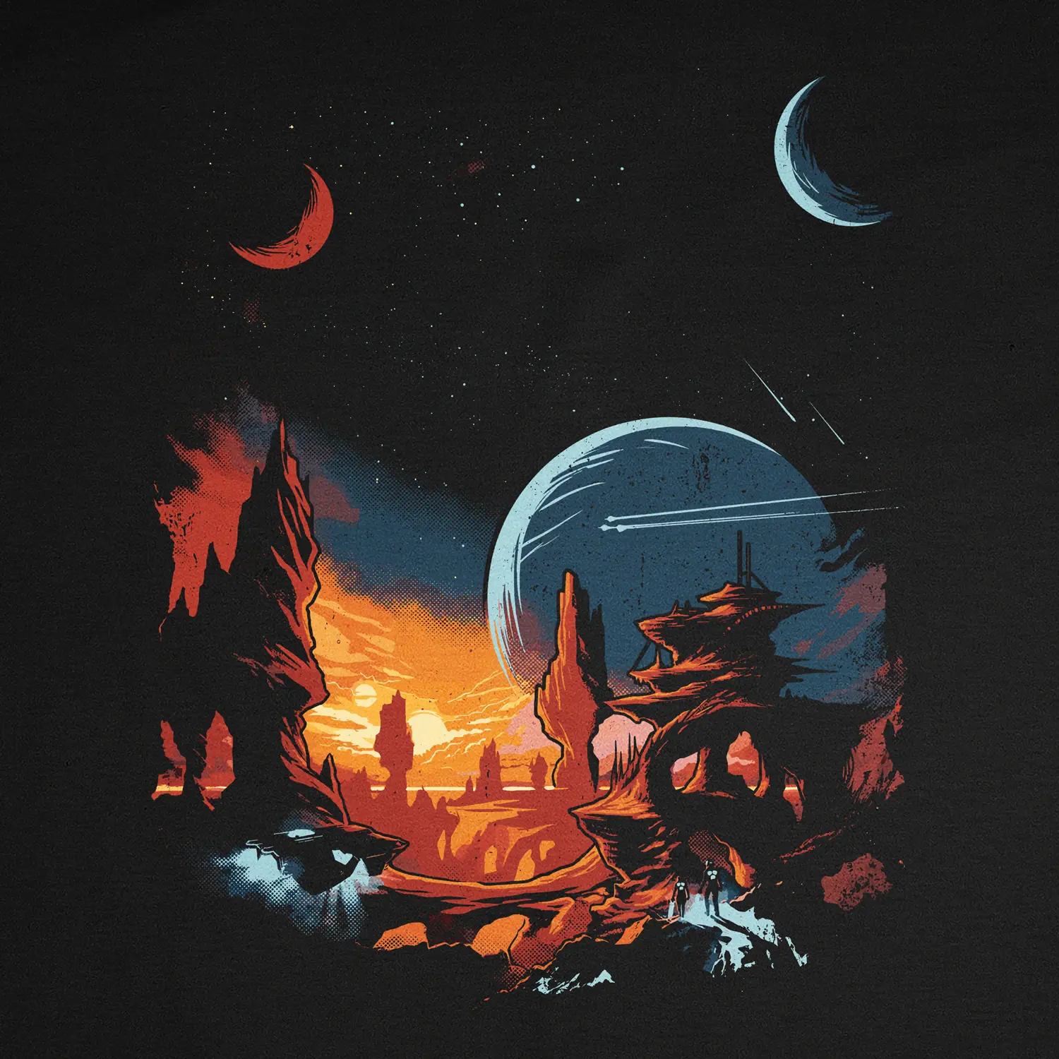 Bluza Kangurka Stellaris Artwork - Image 2