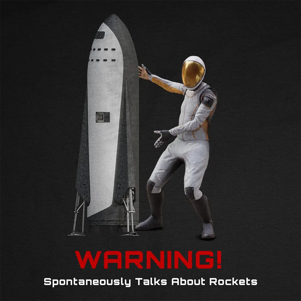 Bluza Kangurka Warning - Spontaneously Talks About Rockets - Image 2