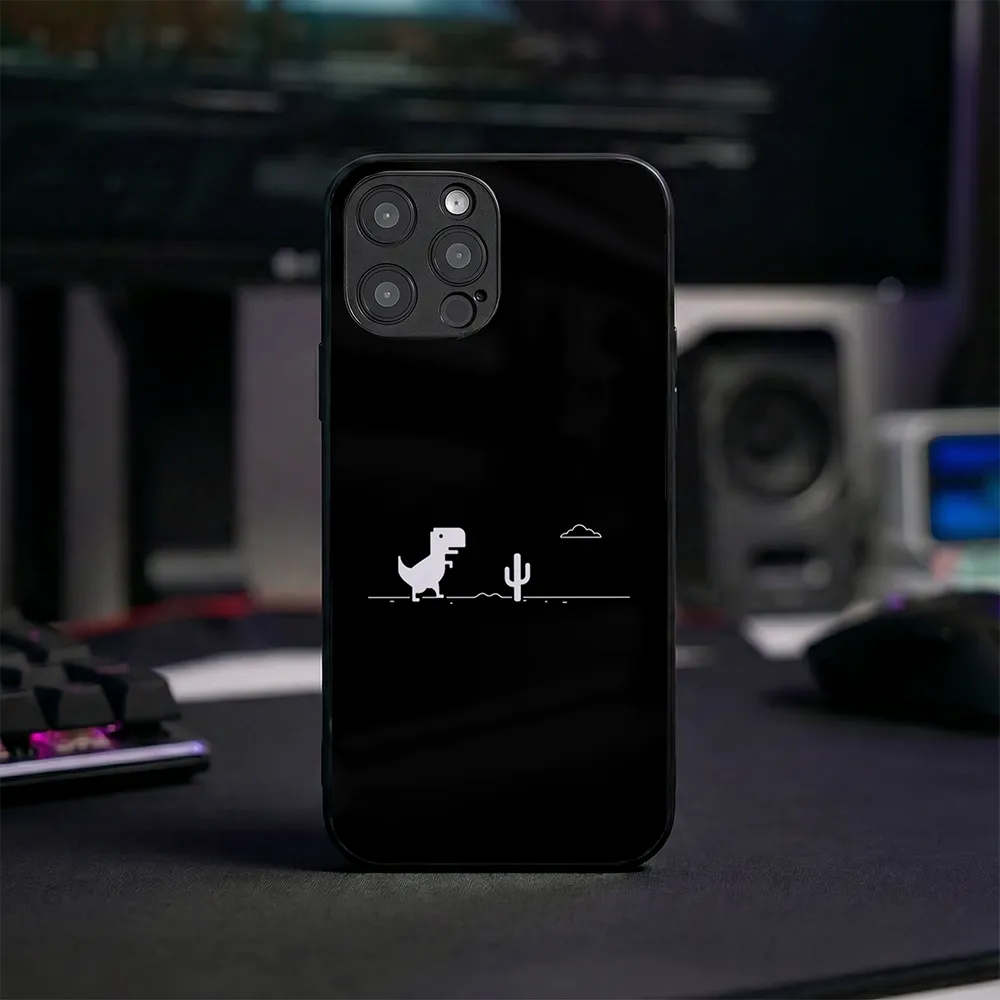 Etui szklane Arcade Dino