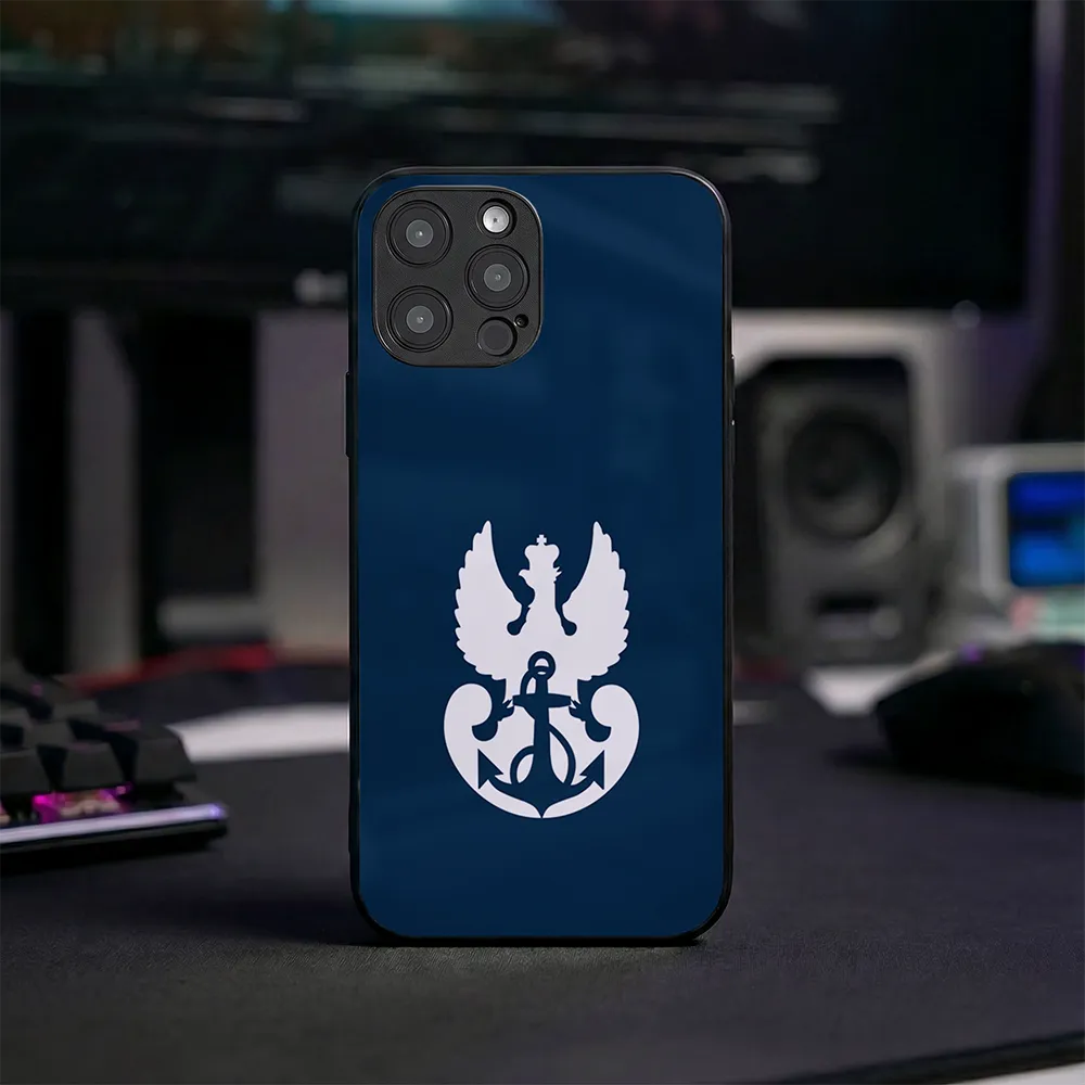 Etui szklane Marynarka Wojenna RP Navy Blue