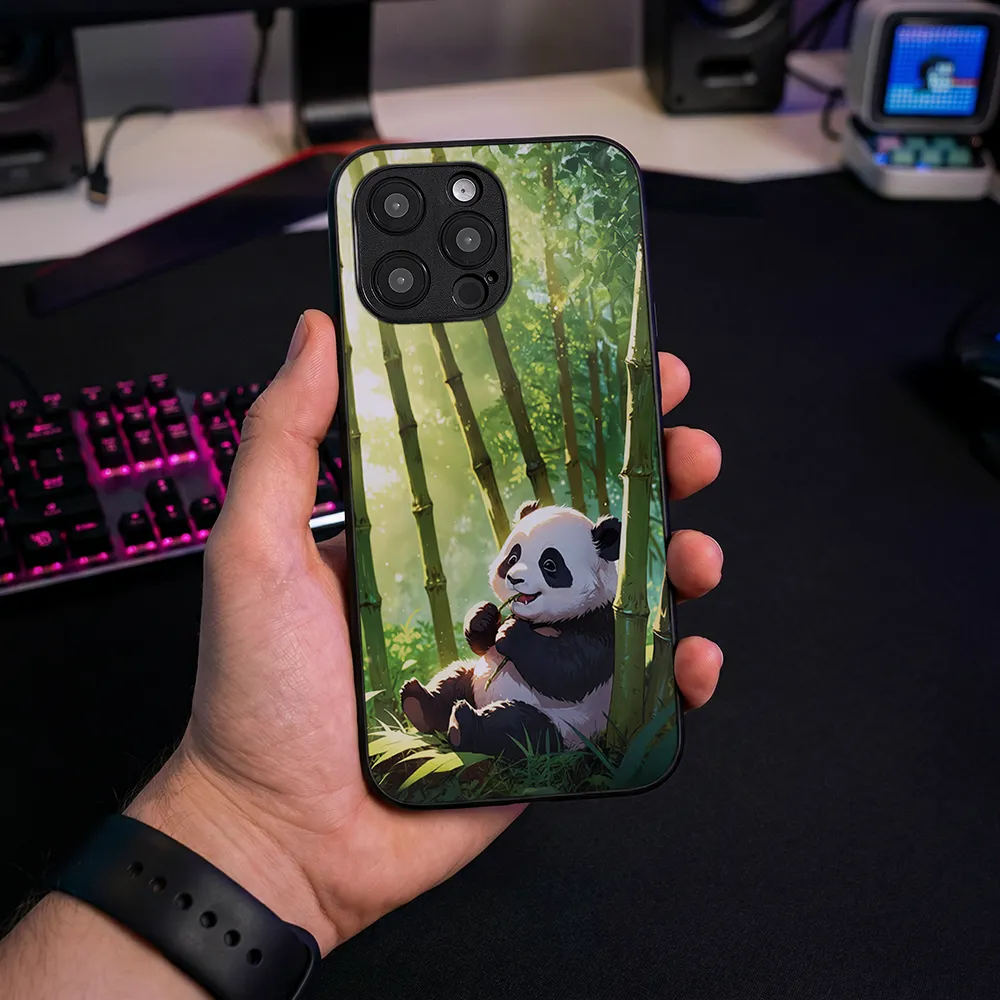 Etui szklane Panda I Smakowity Bambus - Image 2