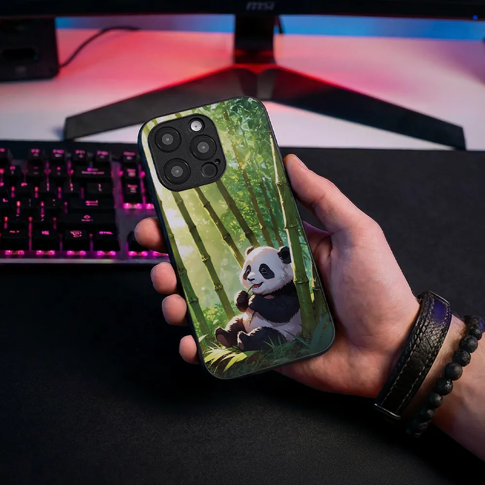 Etui szklane Panda I Smakowity Bambus - Image 3