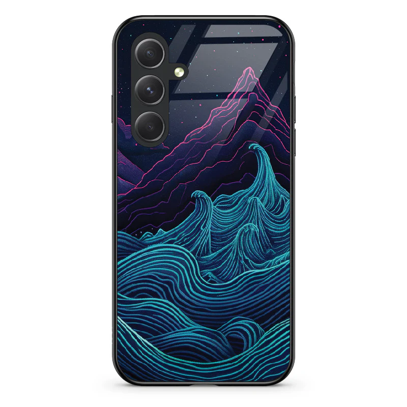 Etui szklane Retrowave Mountains - Image 103