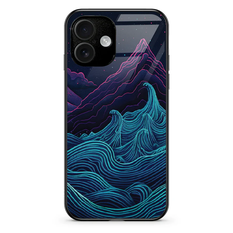 Etui szklane Retrowave Mountains - Image 109