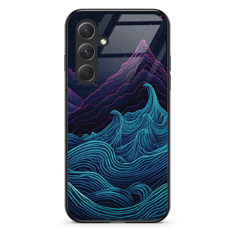 Etui szklane Retrowave Mountains - Image 118