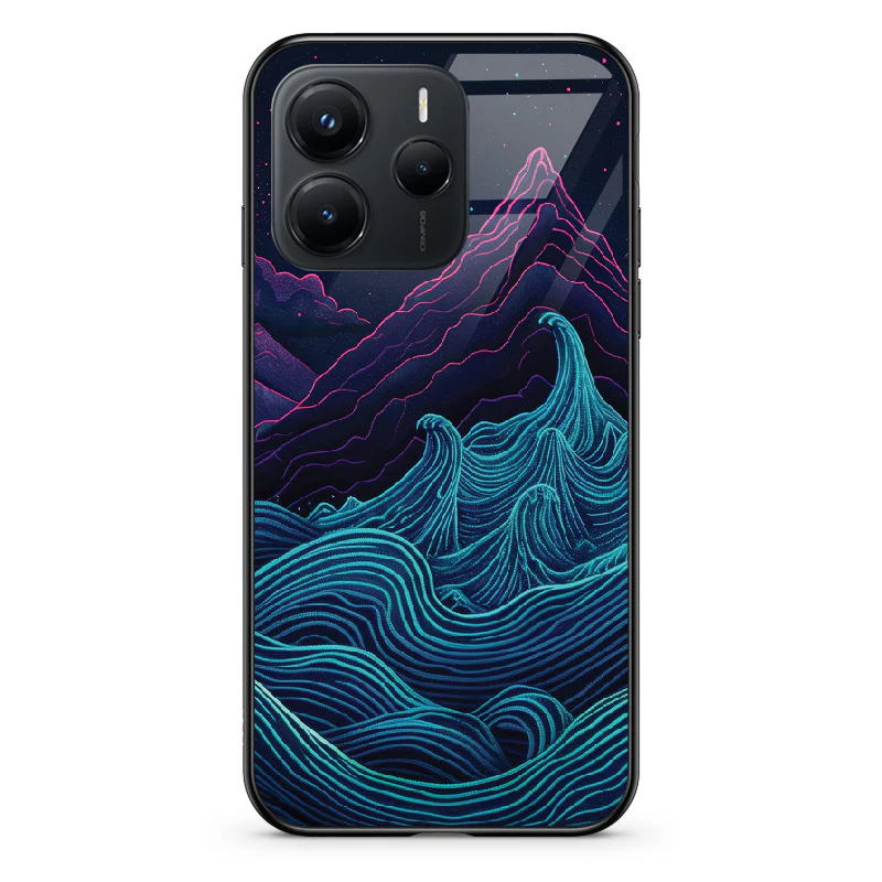 Etui szklane Retrowave Mountains - Image 122