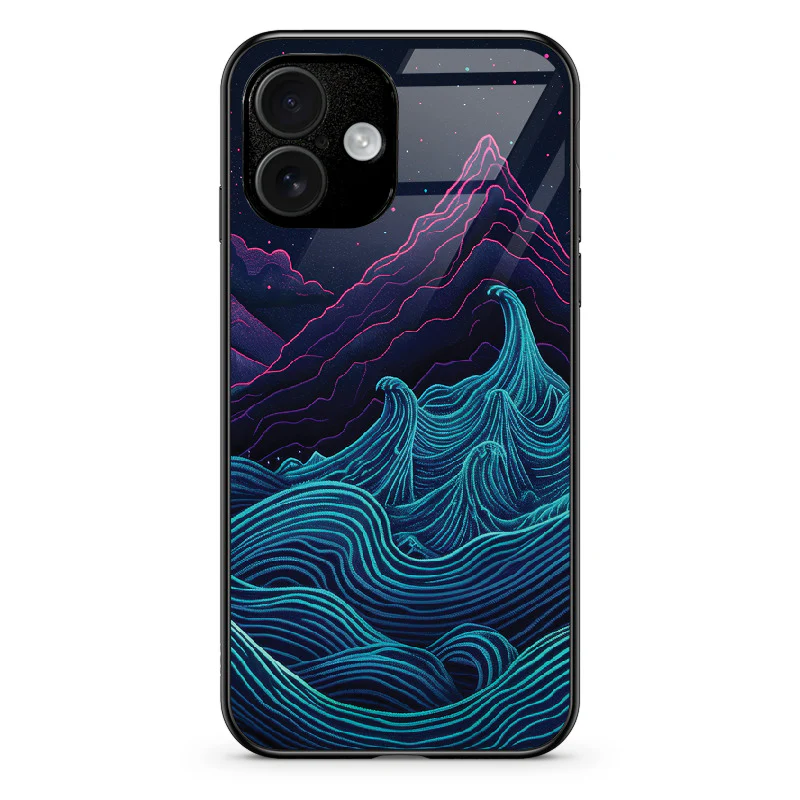Etui szklane Retrowave Mountains - Image 131