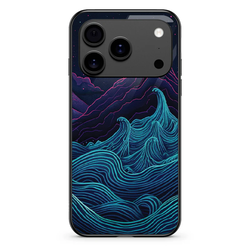 Etui szklane Retrowave Mountains - Image 134