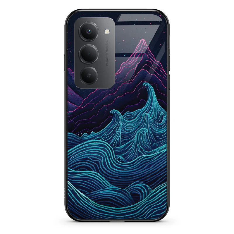 Etui szklane Retrowave Mountains - Image 136