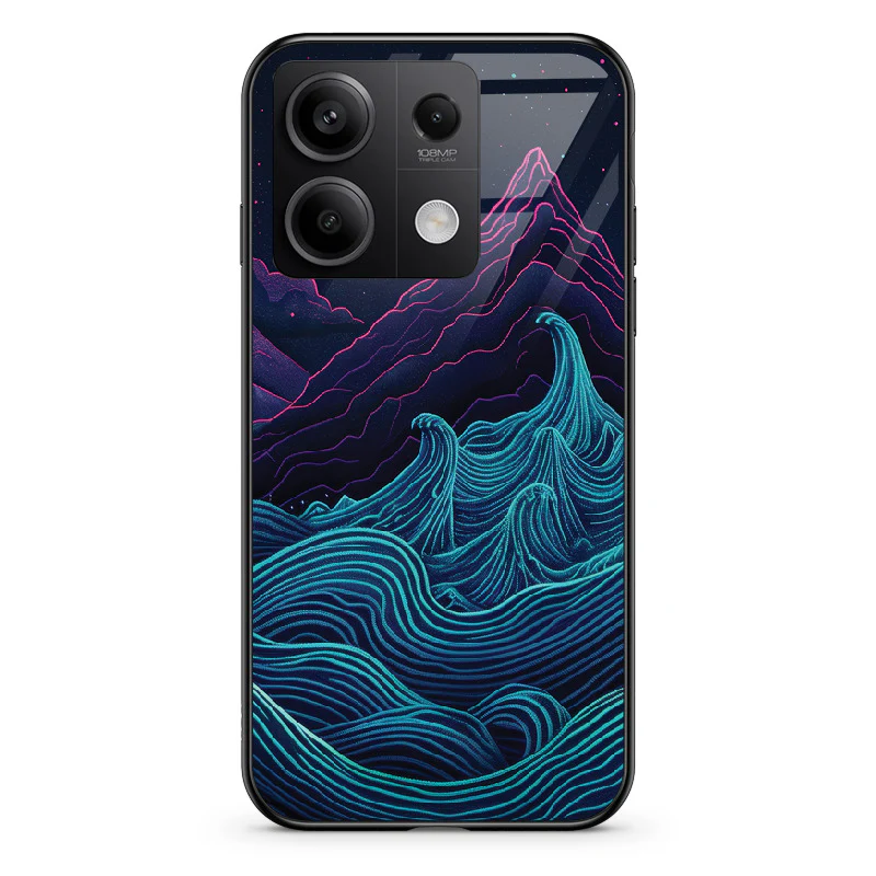 Etui szklane Retrowave Mountains - Image 14
