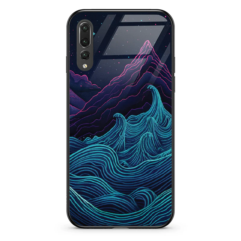Etui szklane Retrowave Mountains - Image 20