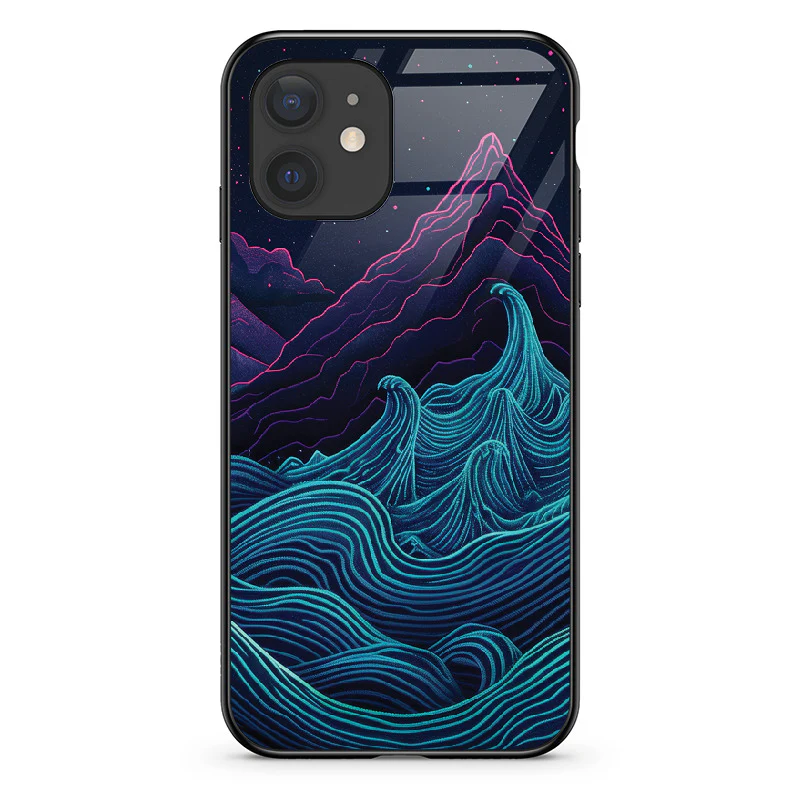 Etui szklane Retrowave Mountains - Image 27