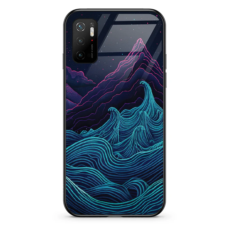 Etui szklane Retrowave Mountains - Image 31