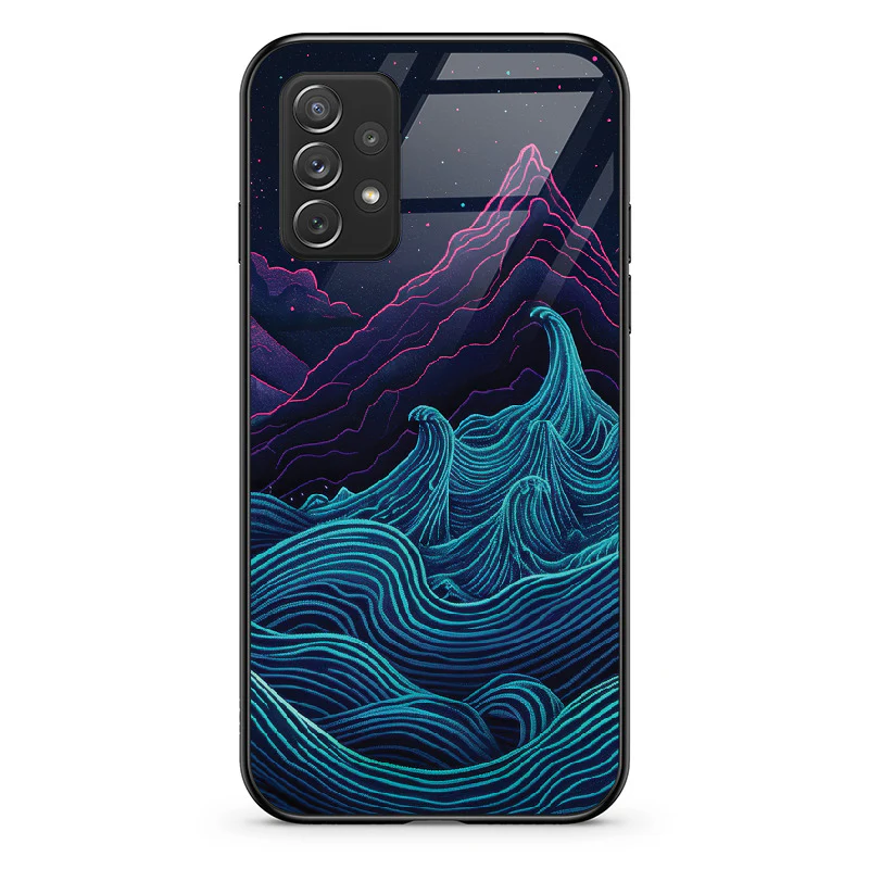 Etui szklane Retrowave Mountains - Image 36