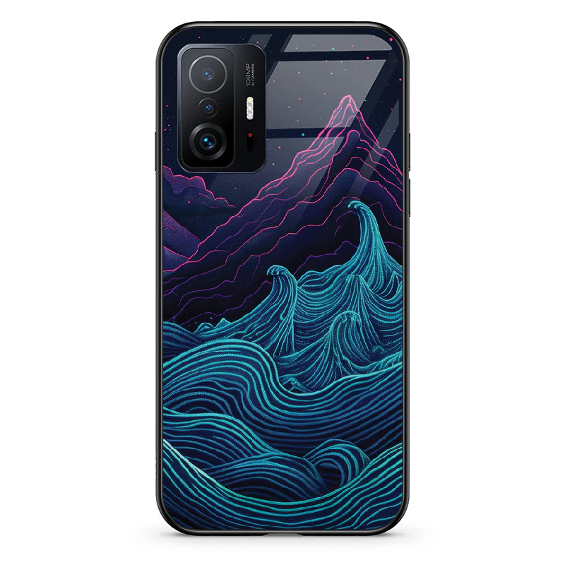 Etui szklane Retrowave Mountains - Image 39