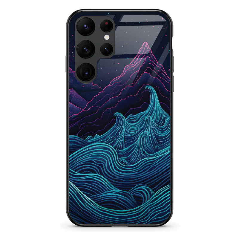Etui szklane Retrowave Mountains - Image 58