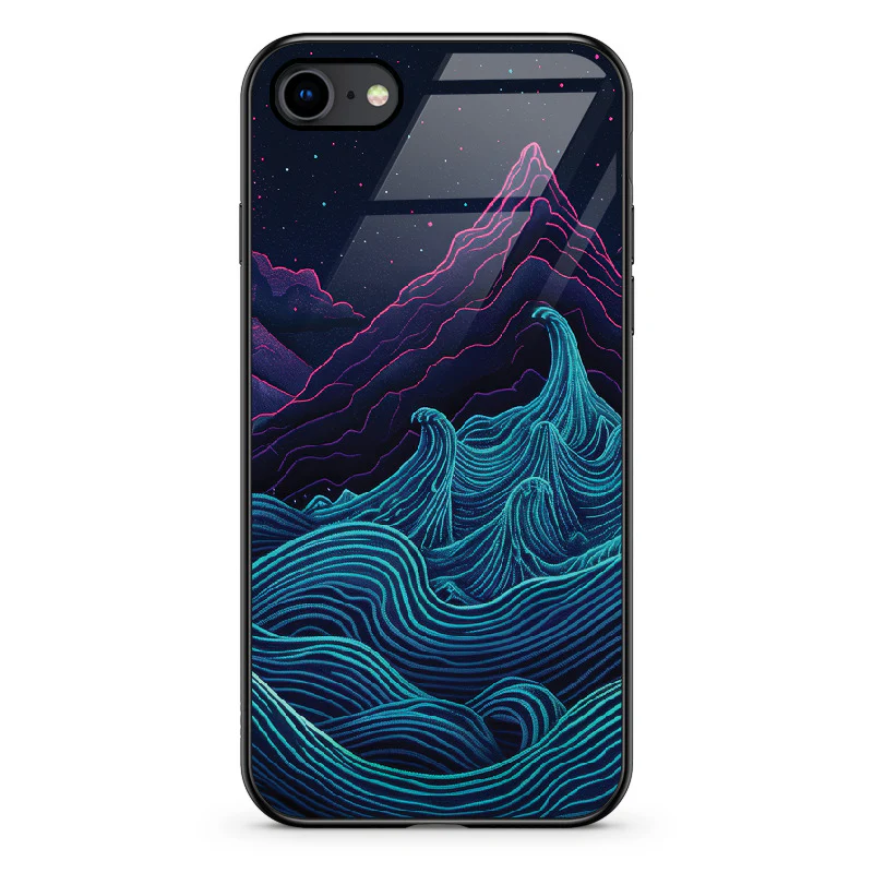 Etui szklane Retrowave Mountains - Image 62