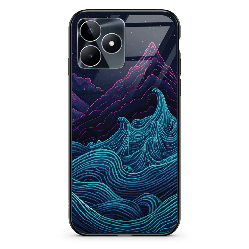Etui szklane Retrowave Mountains - Image 78