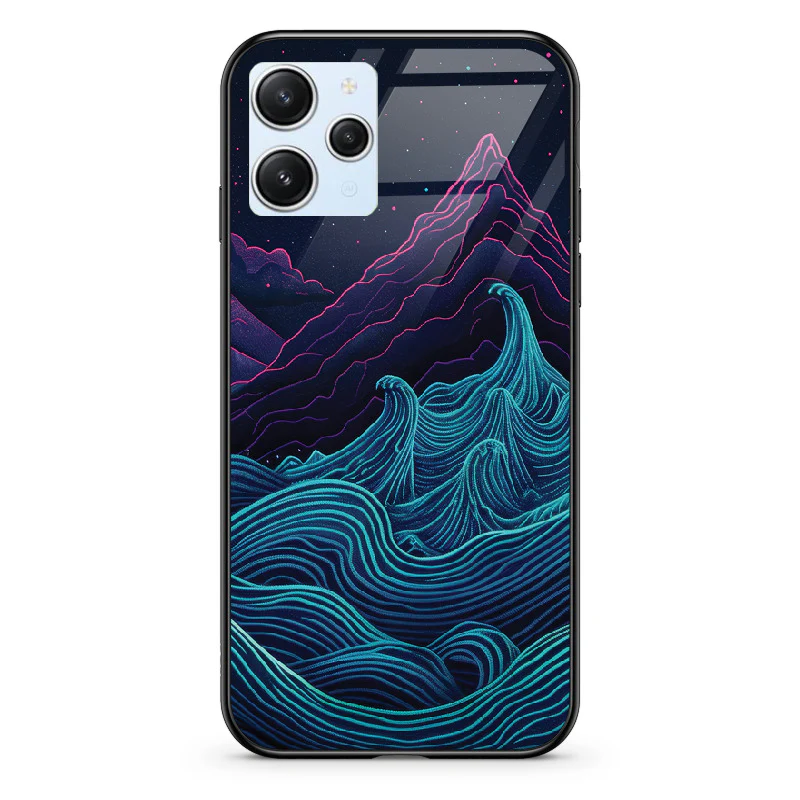 Etui szklane Retrowave Mountains - Image 79