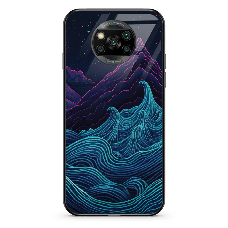 Etui szklane Retrowave Mountains - Image 89