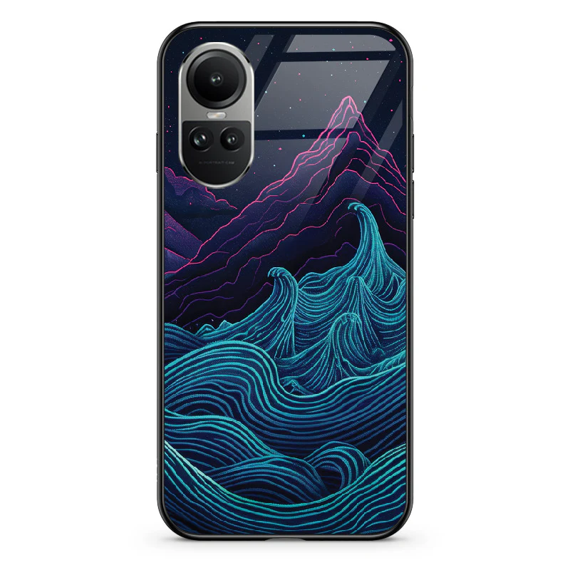 Etui szklane Retrowave Mountains - Image 96