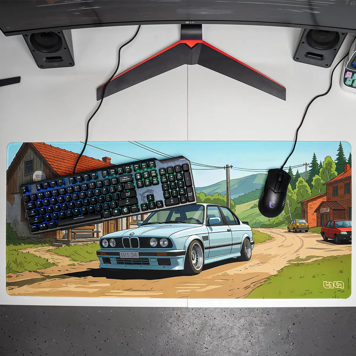 Podkładka pod Mysz Drifterzy na Wsi - Image 11