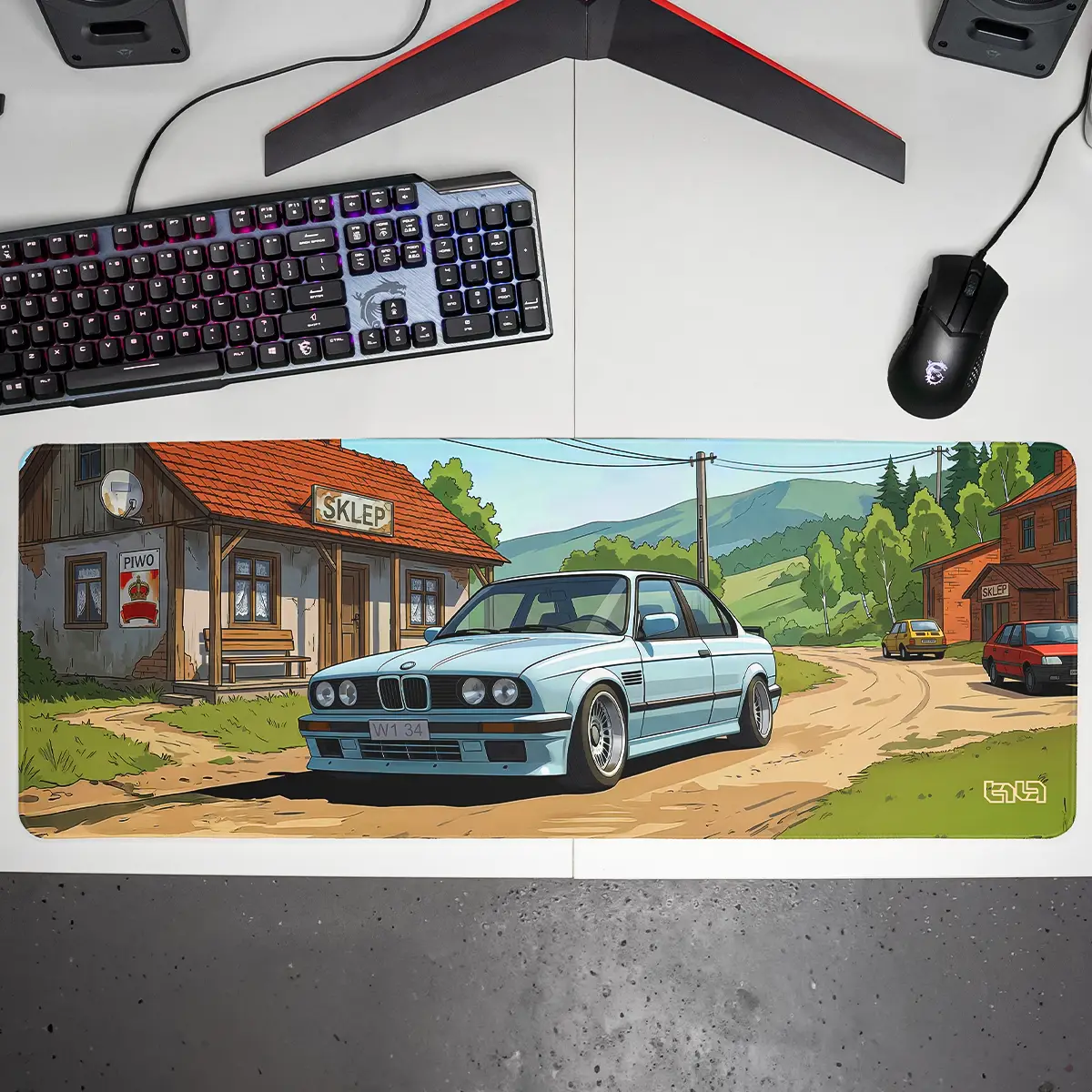 Podkładka pod Mysz Drifterzy na Wsi - Image 12