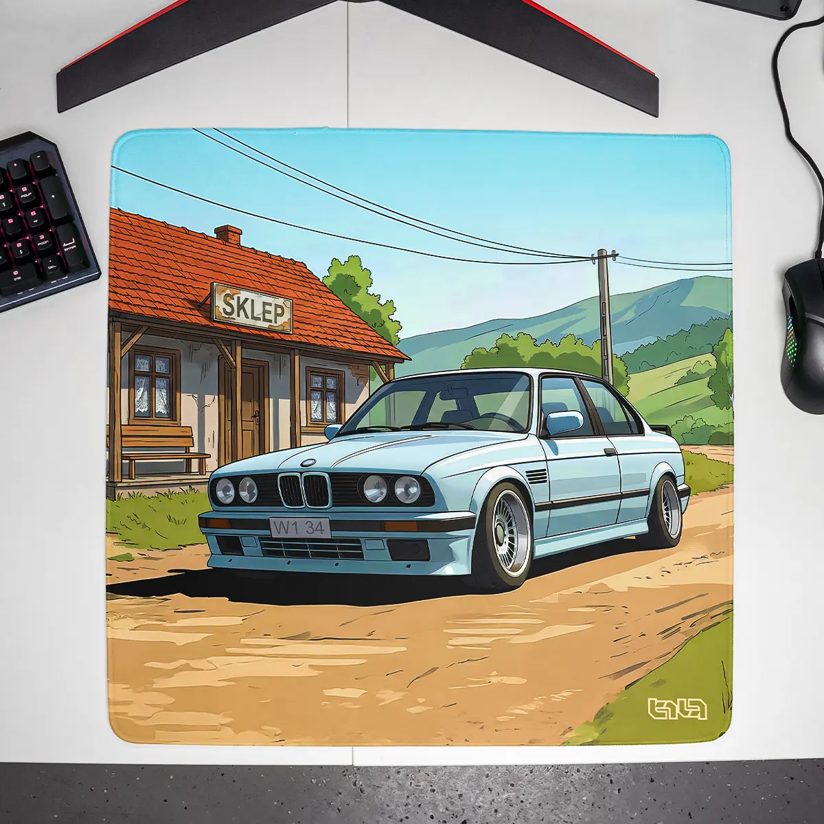 Podkładka pod Mysz Drifterzy na Wsi - Image 17