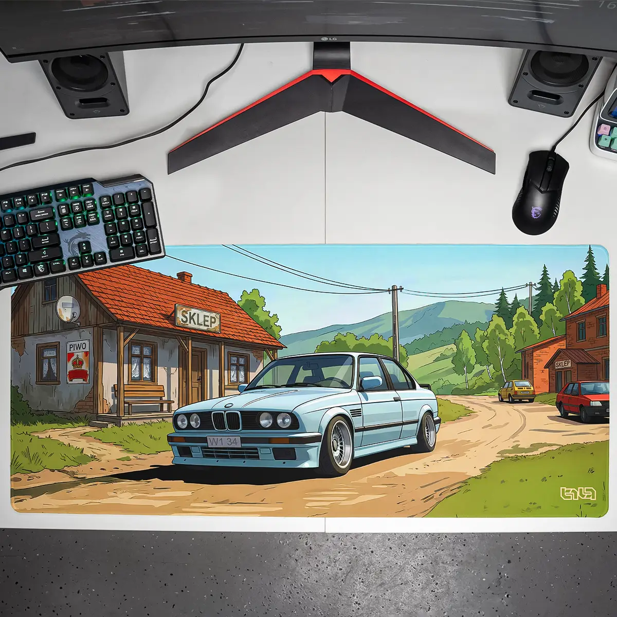 Podkładka pod Mysz Drifterzy na Wsi - Image 7