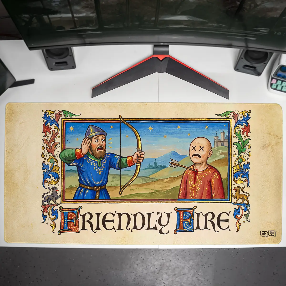 Podkładka pod Mysz Friendly Fire