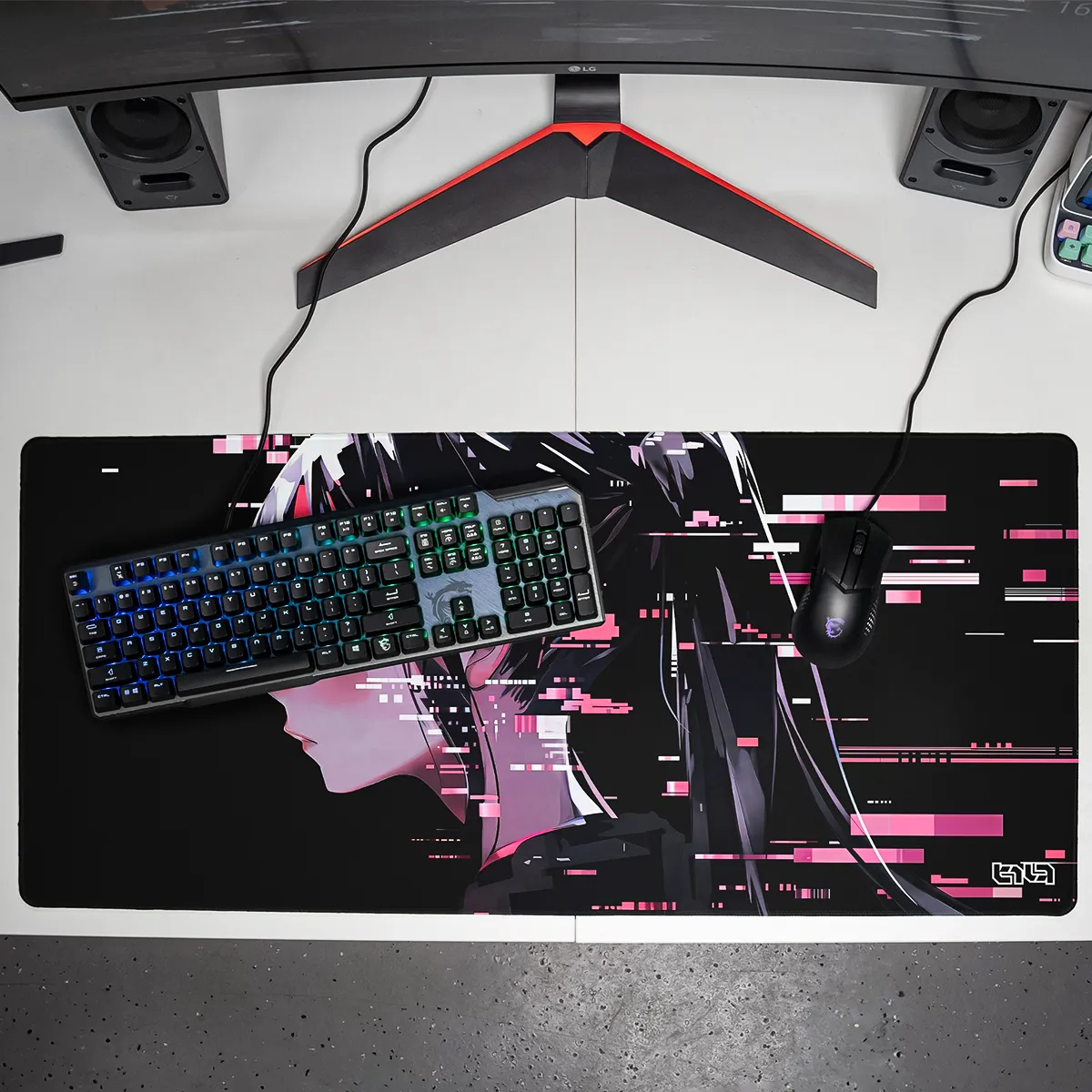 Podkładka pod Mysz Glitched Yuki - Image 11
