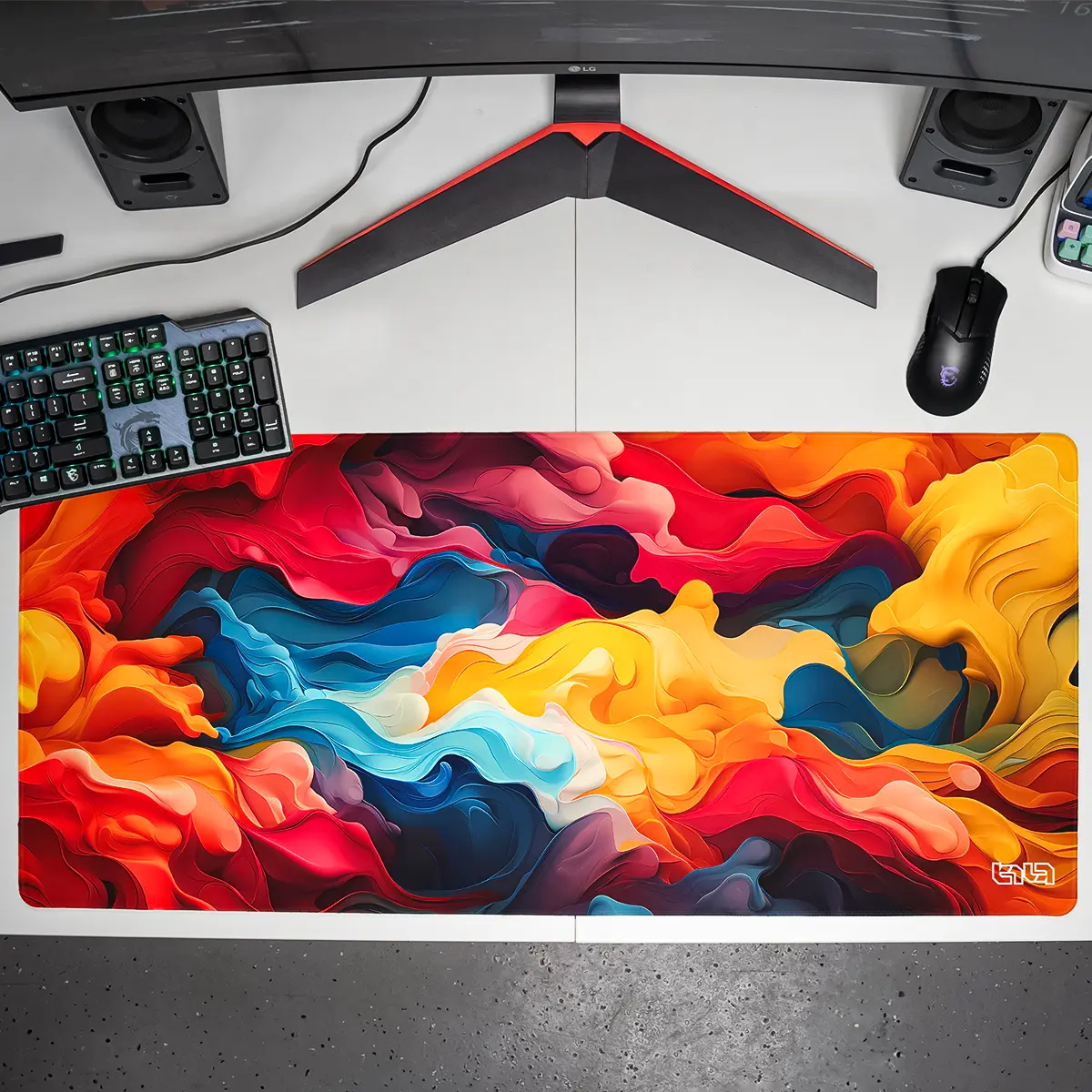 Podkładka pod Mysz Jedwabny Kalejdoskop - Image 7