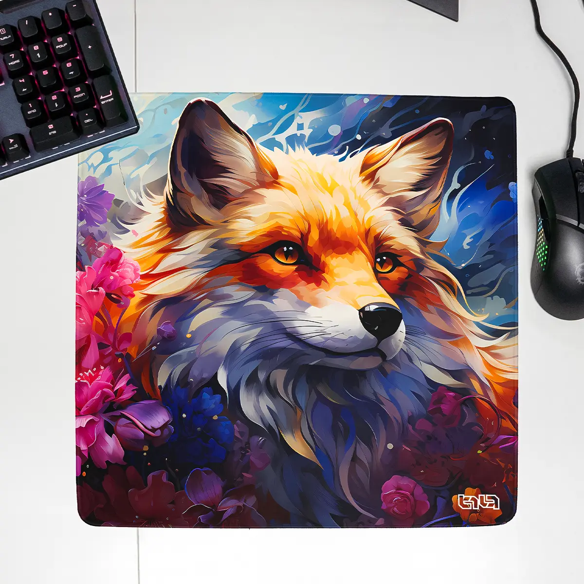 Podkładka pod Mysz Kwiecisty Lis - Image 21