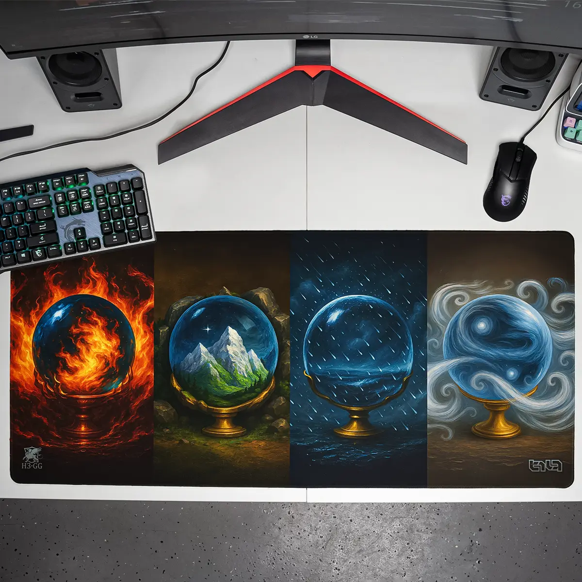 Podkładka pod Mysz Orbs of Elements - Image 7