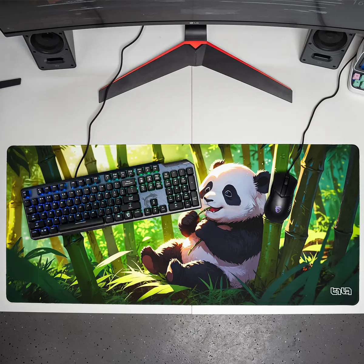 Podkładka pod Mysz Panda i Smakowity Bambus - Image 11
