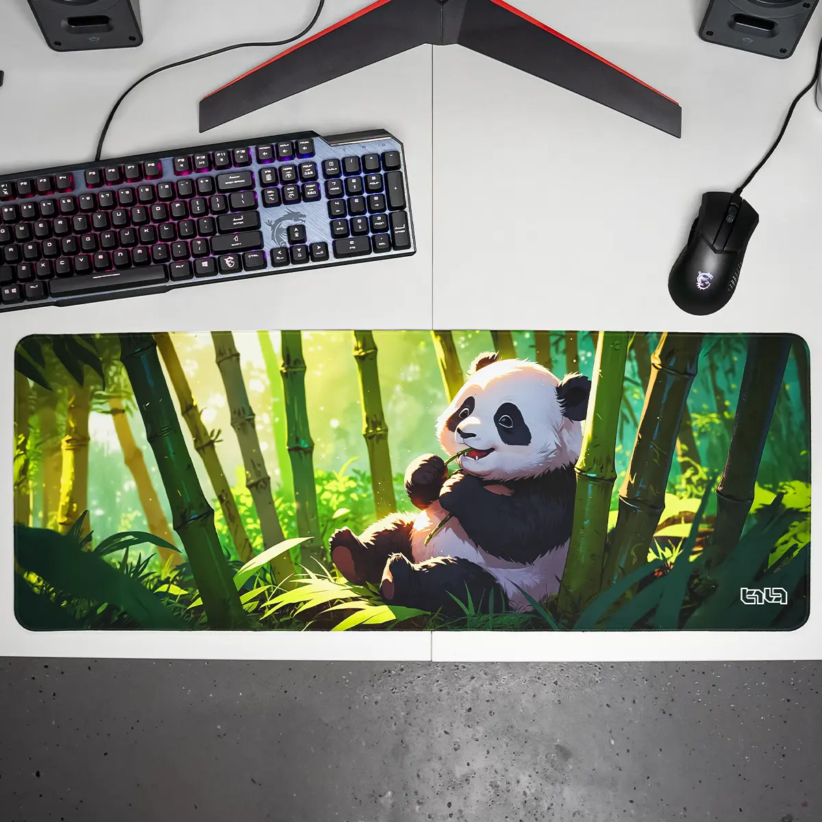 Podkładka pod Mysz Panda i Smakowity Bambus - Image 12