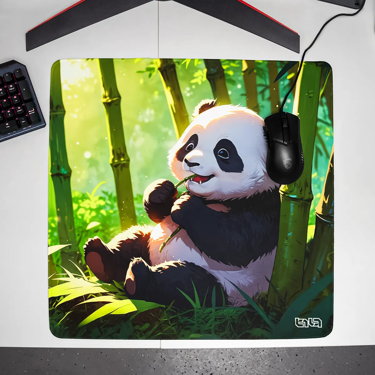 Podkładka pod Mysz Panda i Smakowity Bambus - Image 20