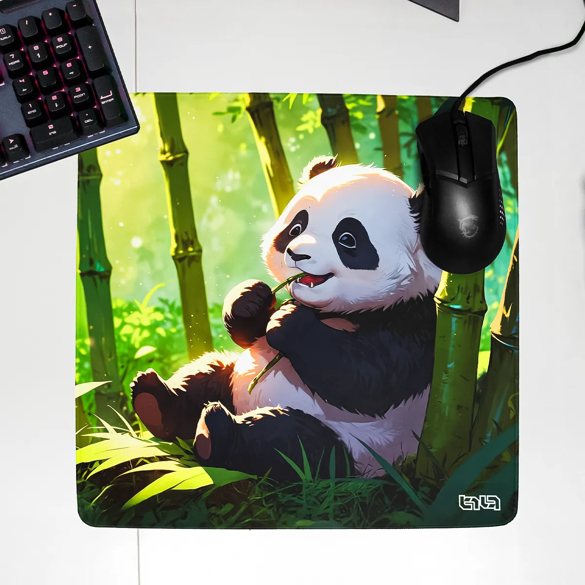 Podkładka pod Mysz Panda i Smakowity Bambus - Image 24