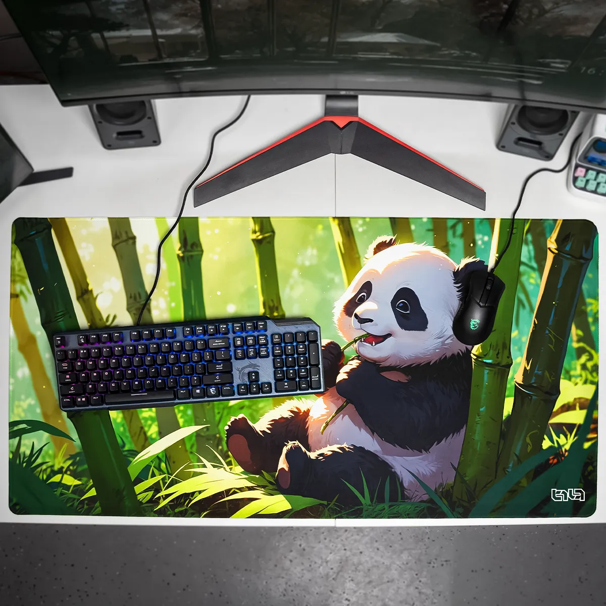 Podkładka pod Mysz Panda i Smakowity Bambus - Image 6