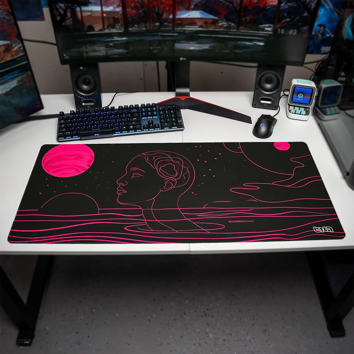 Podkładka pod Mysz Pink Line - Image 10