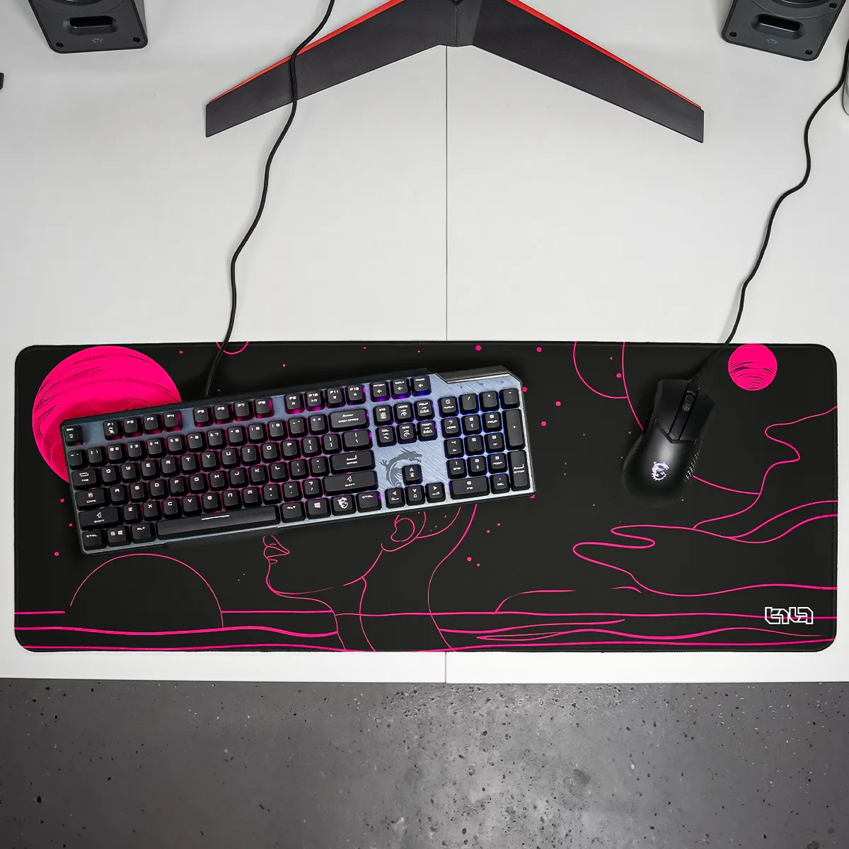 Podkładka pod Mysz Pink Line - Image 16
