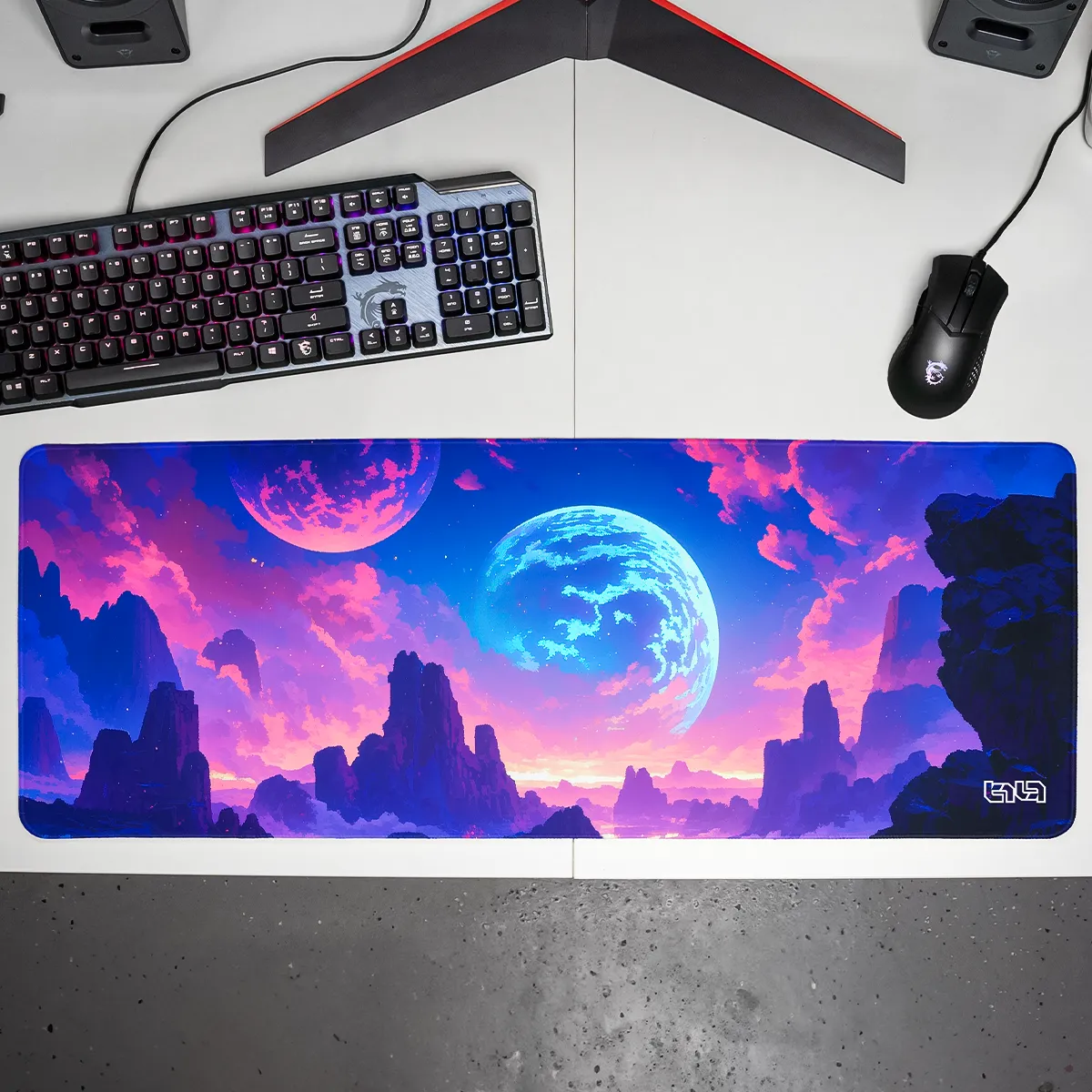 Podkładka pod Mysz Planeta Neonu - Image 12