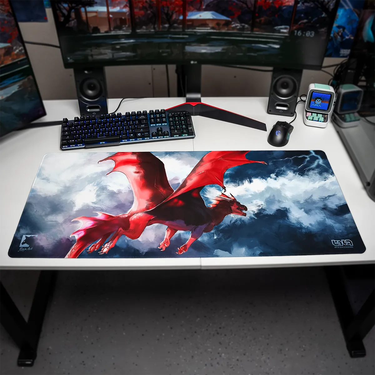 Podkładka pod Mysz Red Dragon - Image 10