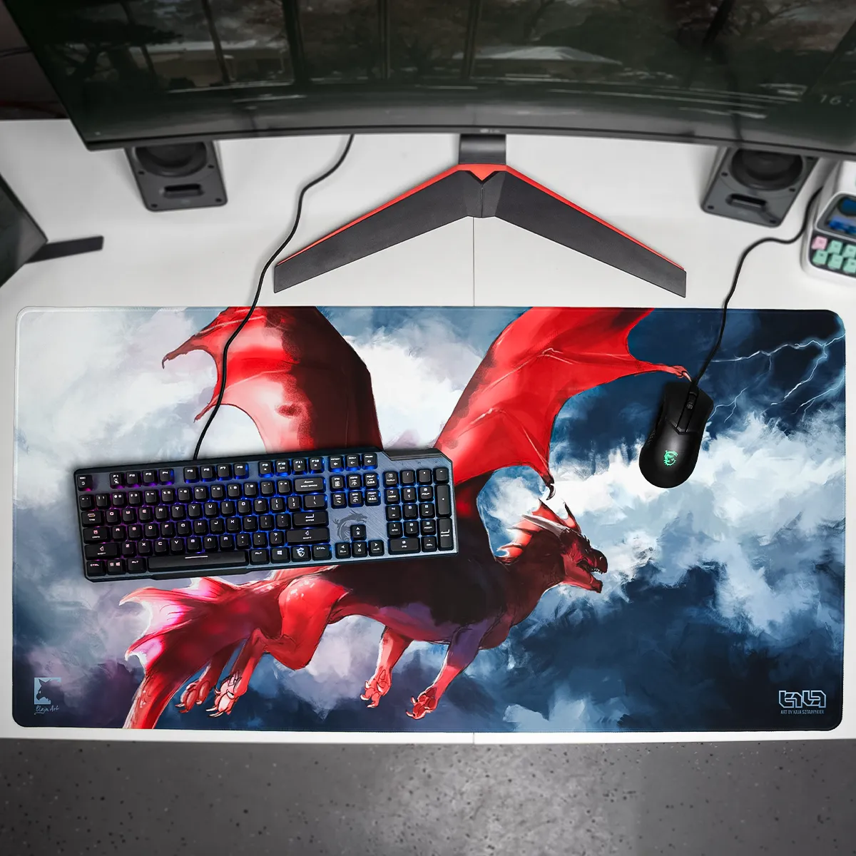 Podkładka pod Mysz Red Dragon - Image 6