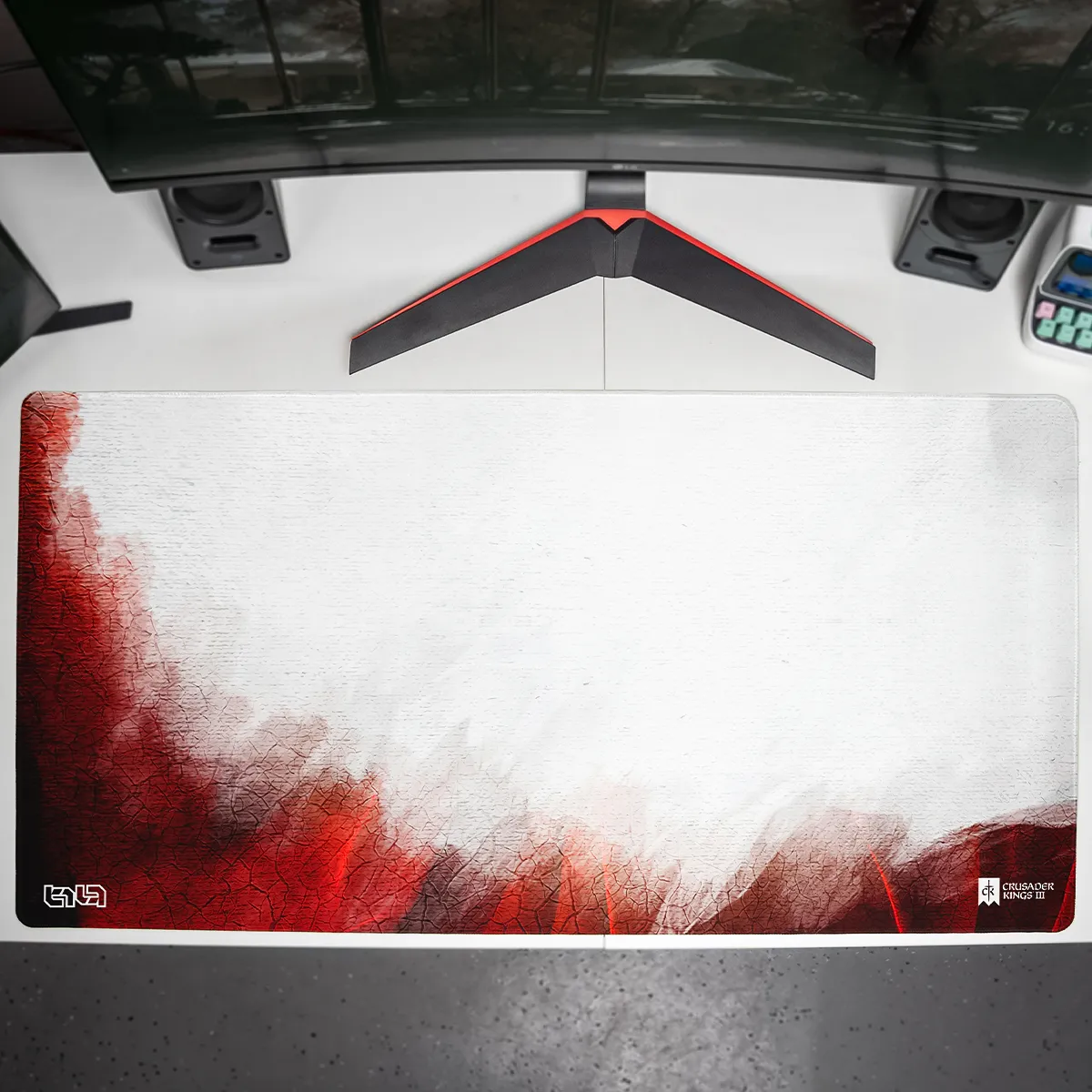 Podkładka pod Mysz Red & White Banner