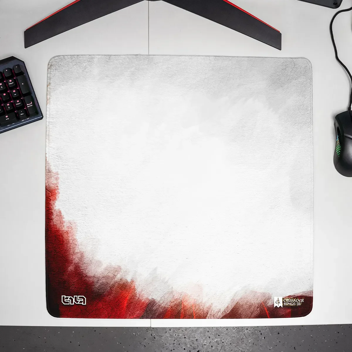 Podkładka pod Mysz Red & White Banner - Image 17