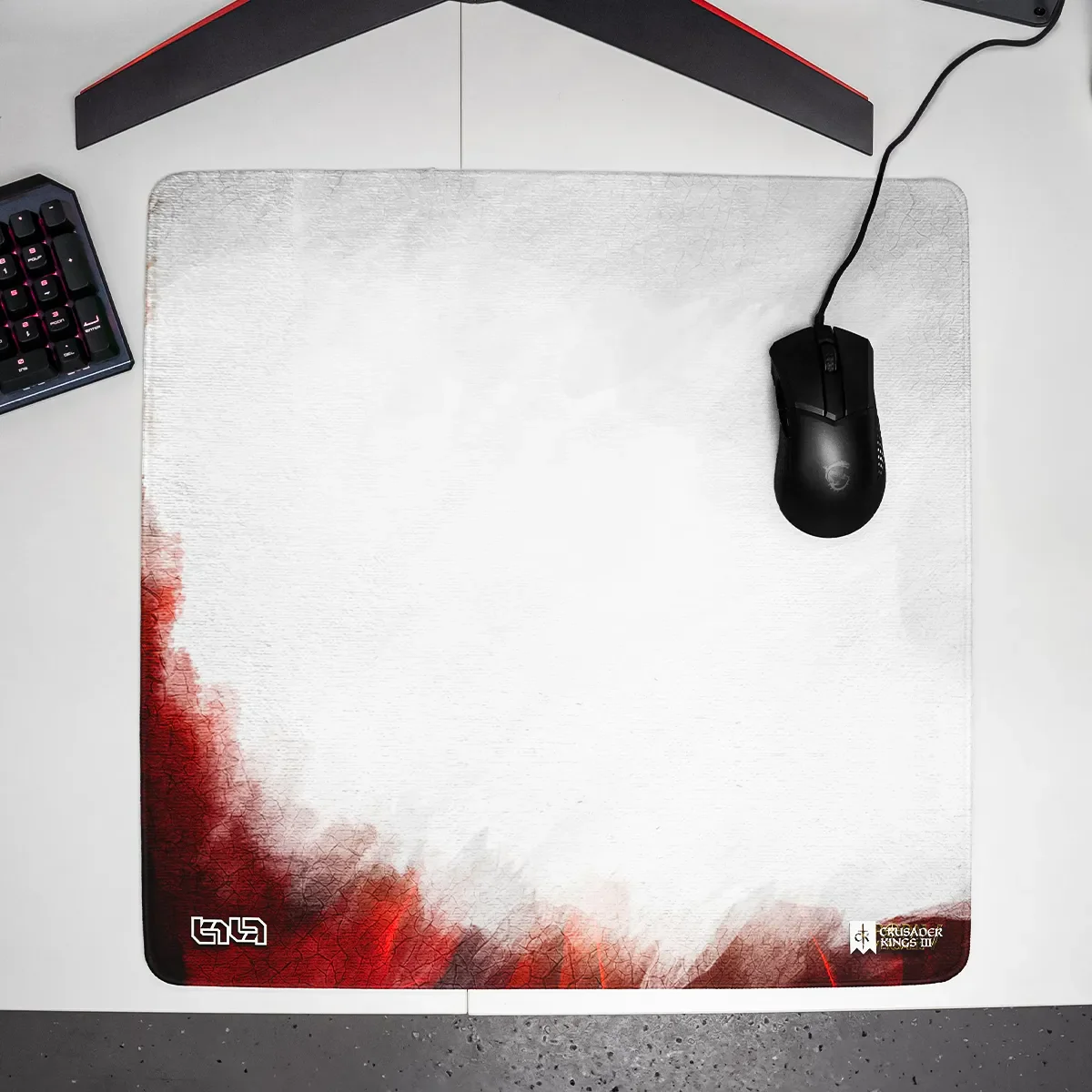 Podkładka pod Mysz Red & White Banner - Image 20