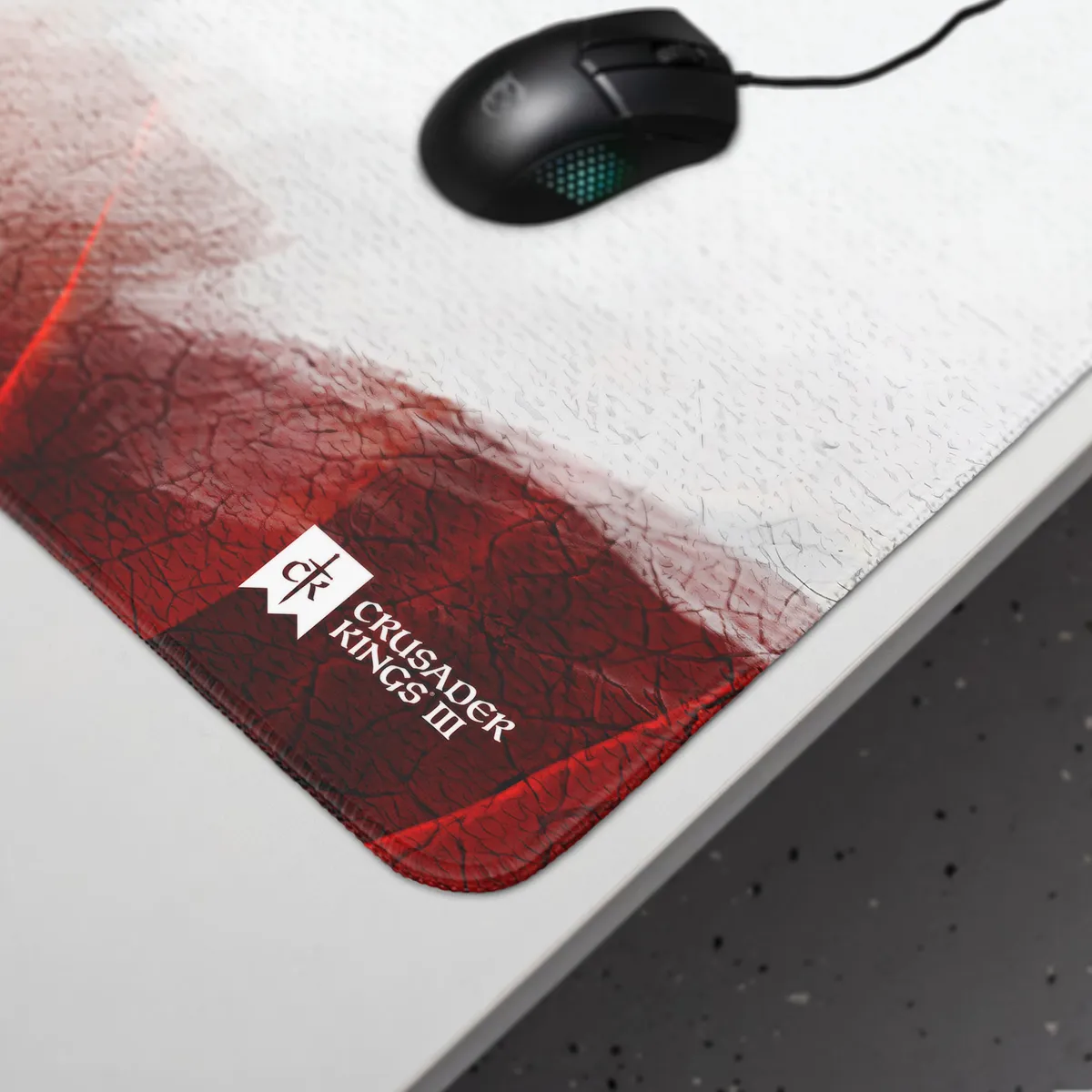 Podkładka pod Mysz Red & White Banner - Image 3