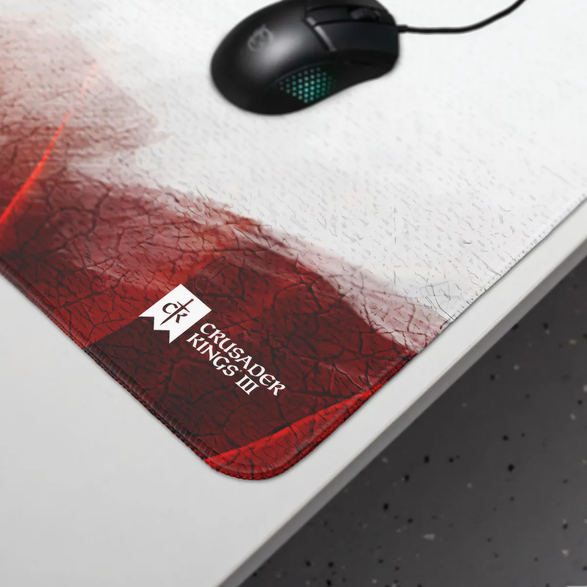Podkładka pod Mysz Red & White Banner - Image 8