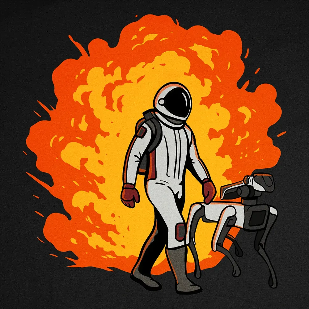 T-shirt Cool Guys Don't Look At Explosions - Image 2